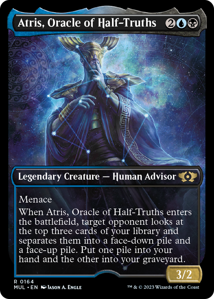 Atris, Oracle of Half-Truths (Halo Foil) [Multiverse Legends] | Red Riot Games CA
