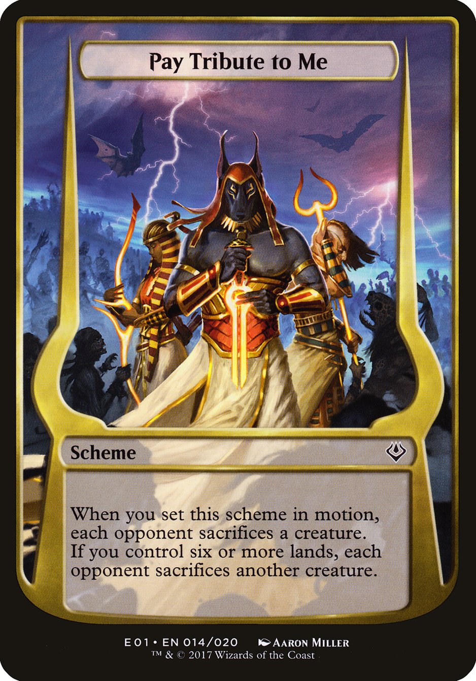Pay Tribute to Me (Schemes) [Archenemy: Nicol Bolas Schemes] | Red Riot Games CA
