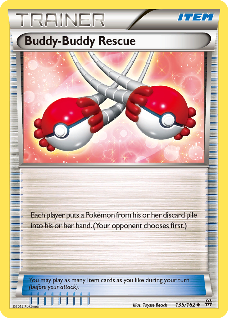 Buddy-Buddy Rescue (135/162) [XY: BREAKthrough] | Red Riot Games CA