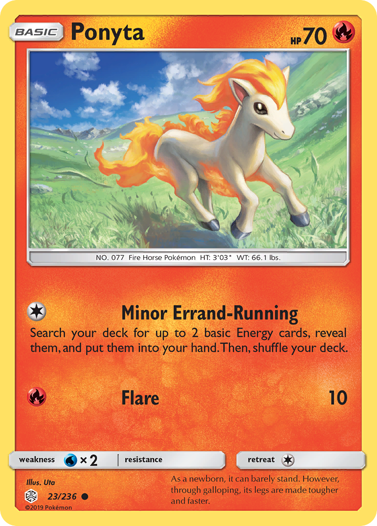 Ponyta (23/236) [Sun & Moon: Cosmic Eclipse] | Red Riot Games CA