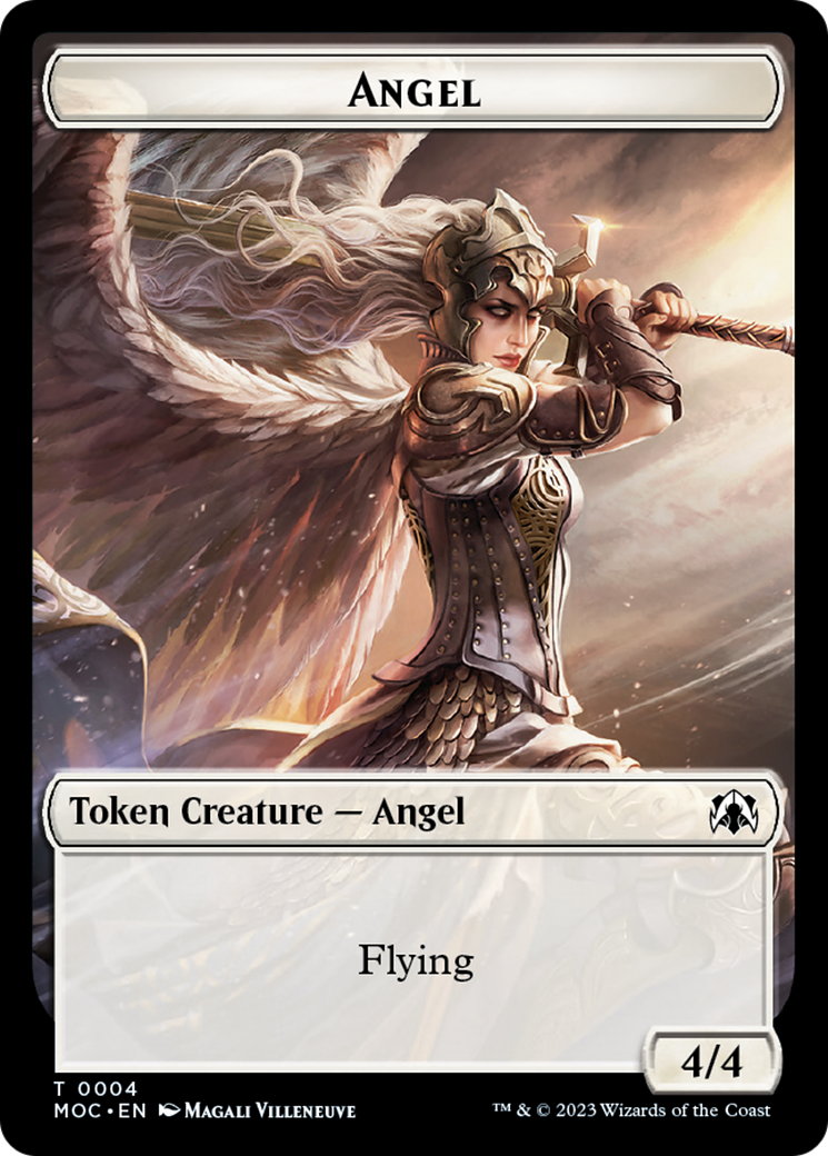 Eldrazi // Angel (4) Double-Sided Token [March of the Machine Commander Tokens] | Red Riot Games CA
