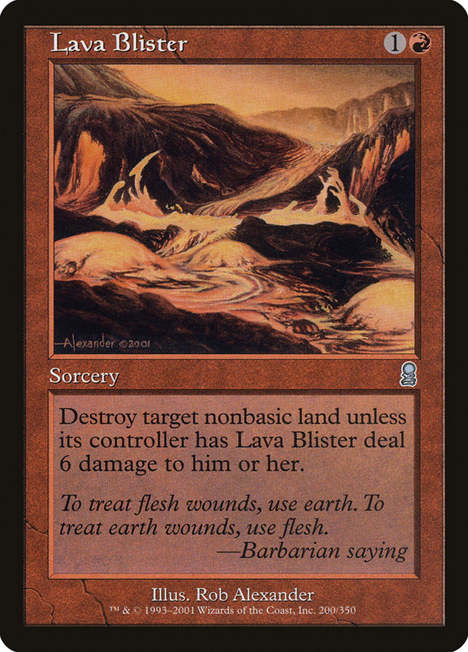 Lava Blister [Odyssey] | Red Riot Games CA