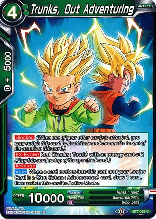 Trunks, Out Adventuring (BT7-059) [Assault of the Saiyans] | Red Riot Games CA