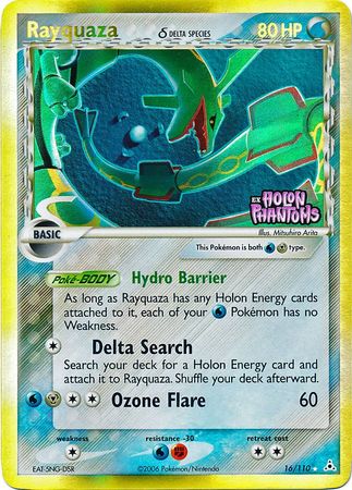 Rayquaza (16/110) (Delta Species) (Stamped) [EX: Holon Phantoms] | Red Riot Games CA