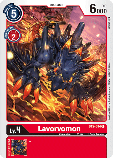 Lavorvomon [BT2-014] [Release Special Booster Ver.1.5] | Red Riot Games CA