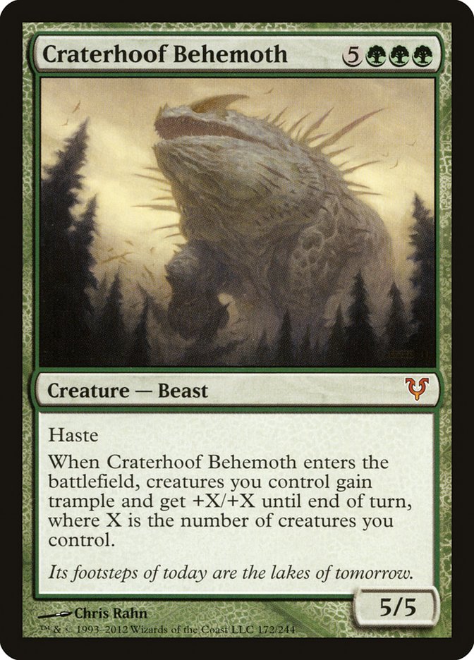 Craterhoof Behemoth [Avacyn Restored] | Red Riot Games CA