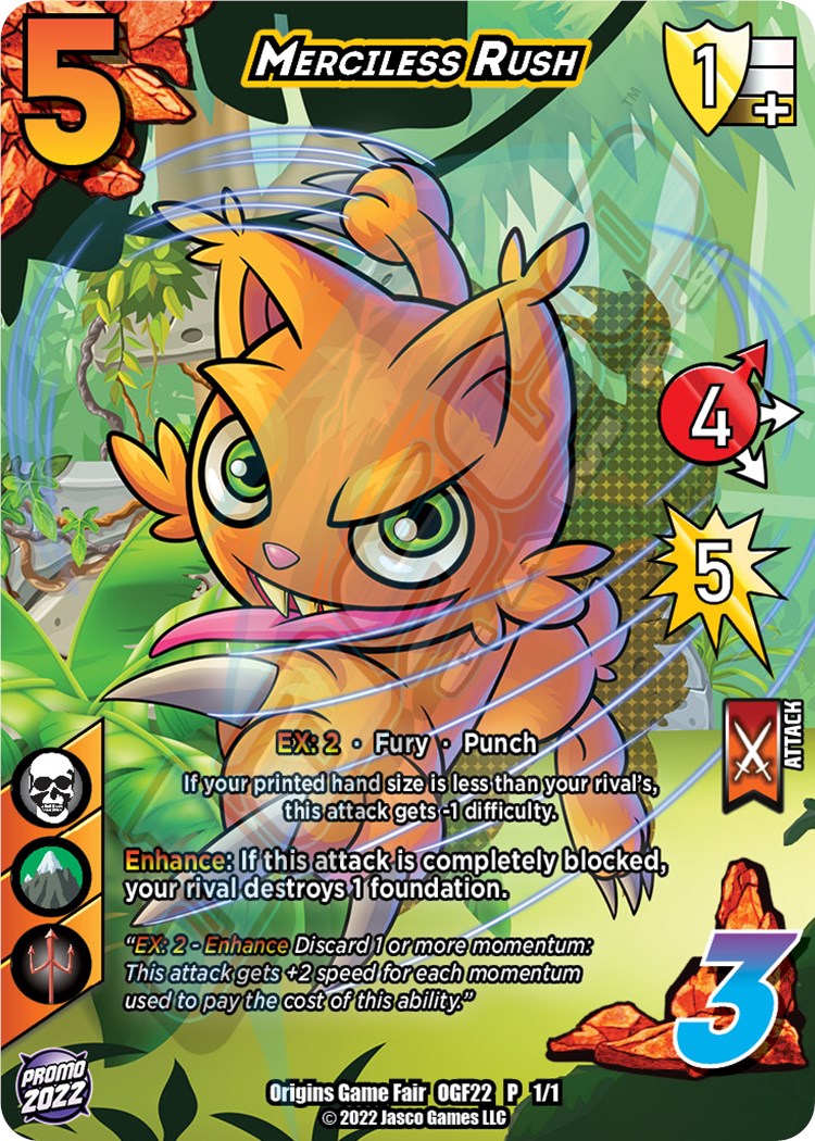 Merciless Rush (Origins 2022) [Promo Cards]