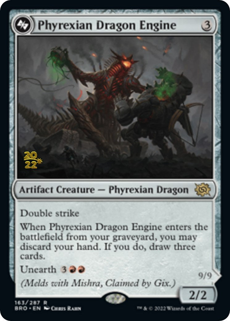 Phyrexian Dragon Engine [The Brothers' War Prerelease Promos] | Red Riot Games CA