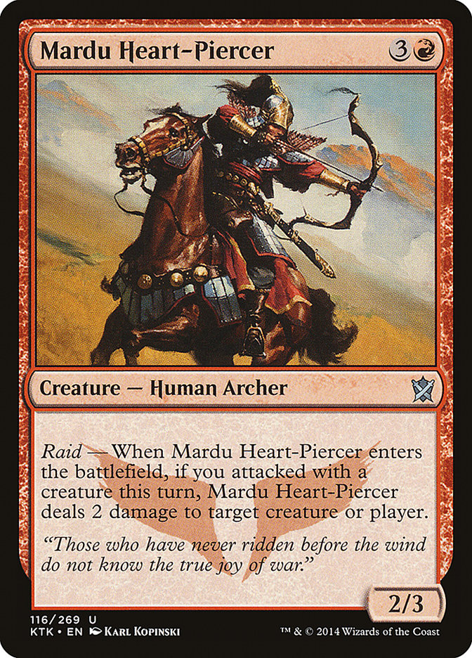 Mardu Heart-Piercer [Khans of Tarkir] | Red Riot Games CA