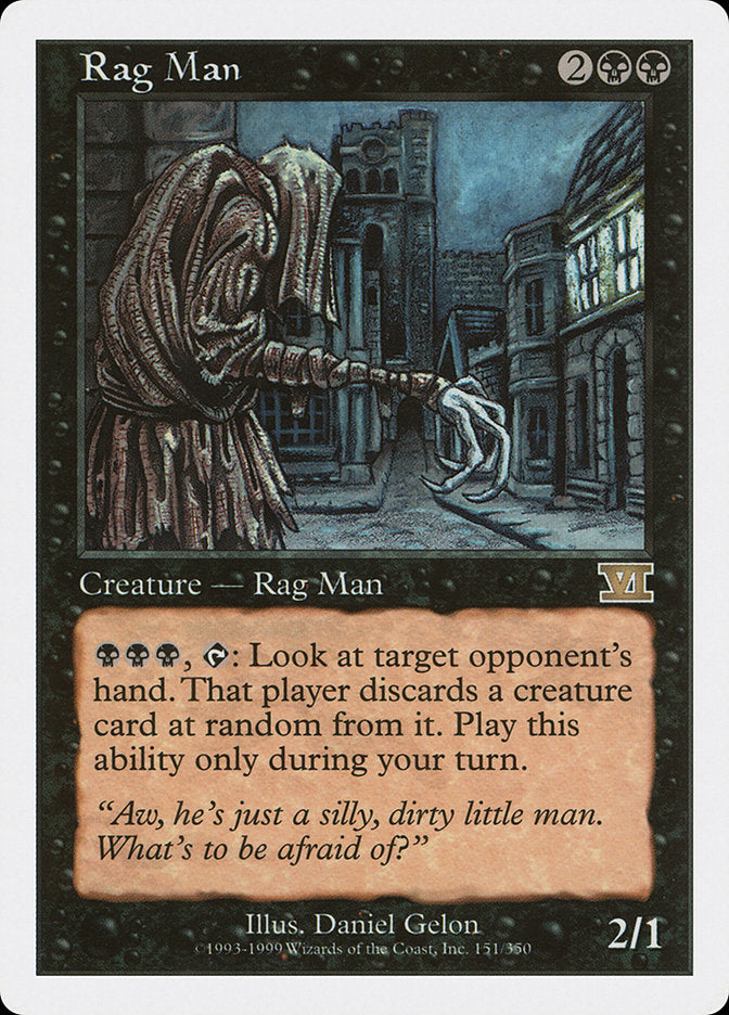 Rag Man [Classic Sixth Edition] | Red Riot Games CA