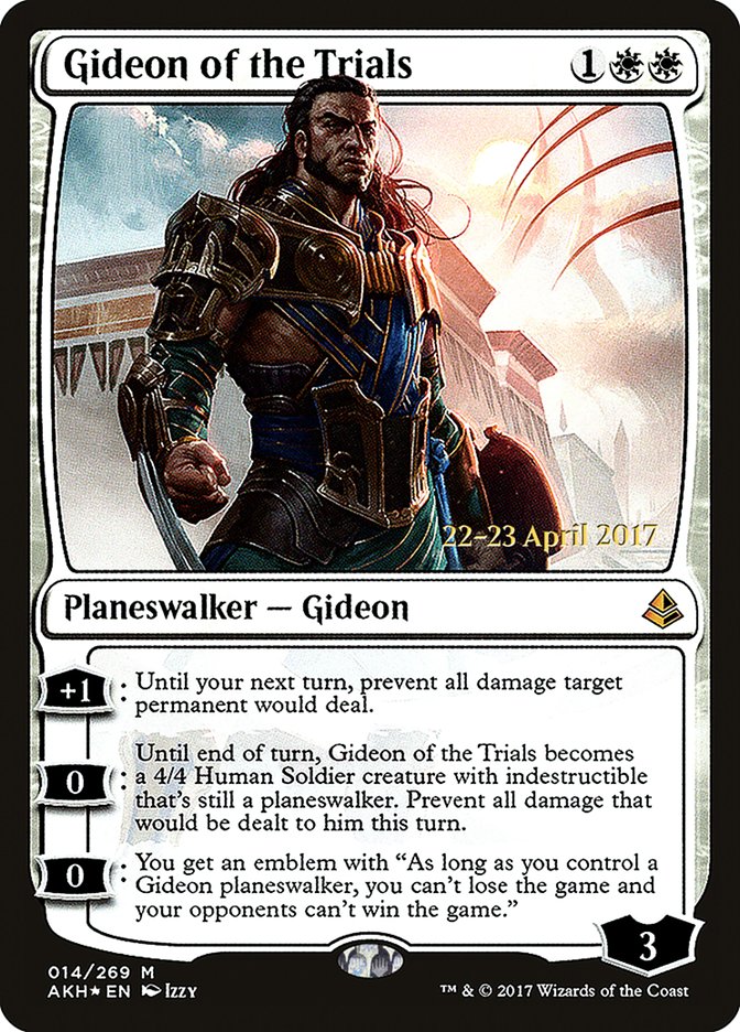 Gideon of the Trials [Amonkhet Prerelease Promos] | Red Riot Games CA