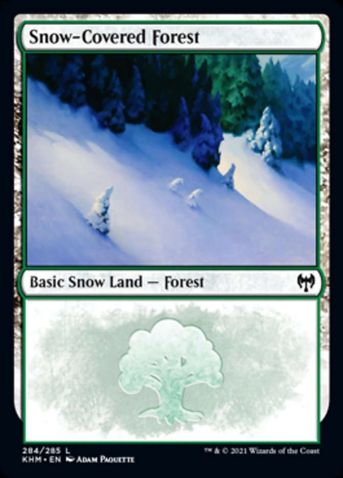 Snow-Covered Forest (284) [Kaldheim] | Red Riot Games CA
