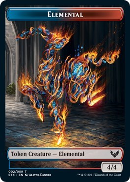Elemental // Pest Double-Sided Token [Strixhaven: School of Mages Tokens] | Red Riot Games CA