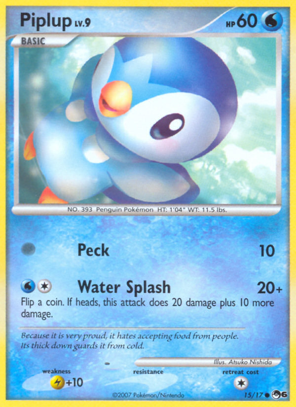 Piplup (15/17) [POP Series 6] | Red Riot Games CA