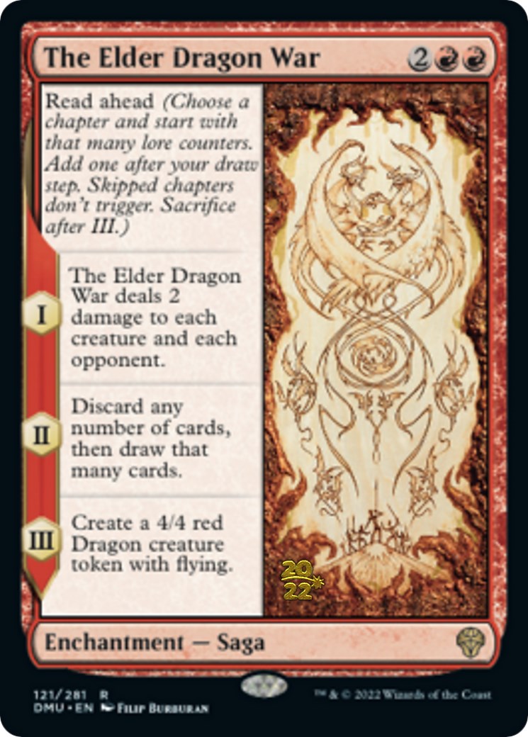 The Elder Dragon War [Dominaria United Prerelease Promos] | Red Riot Games CA