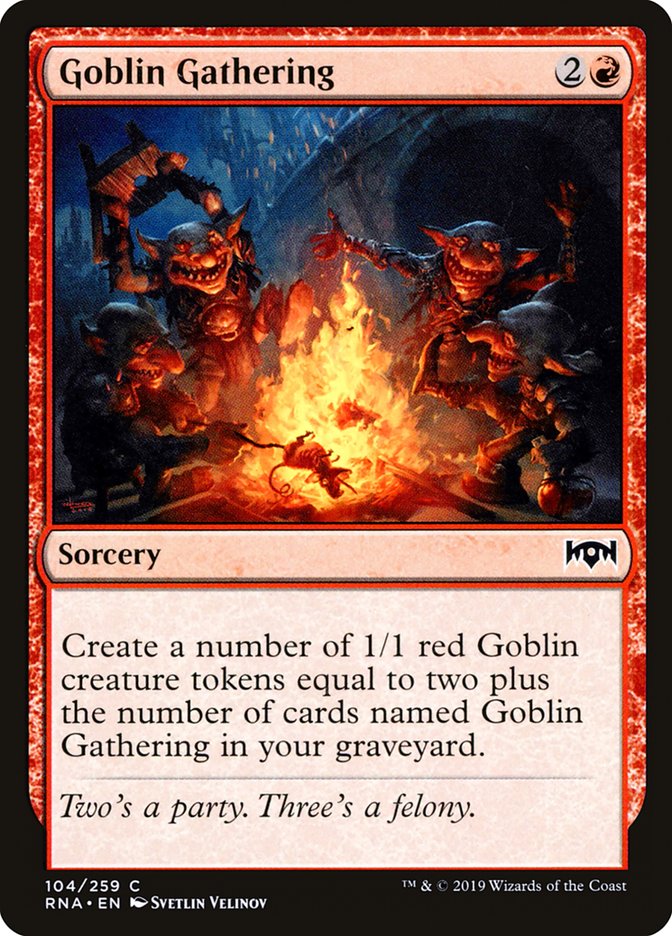 Goblin Gathering [Ravnica Allegiance] | Red Riot Games CA