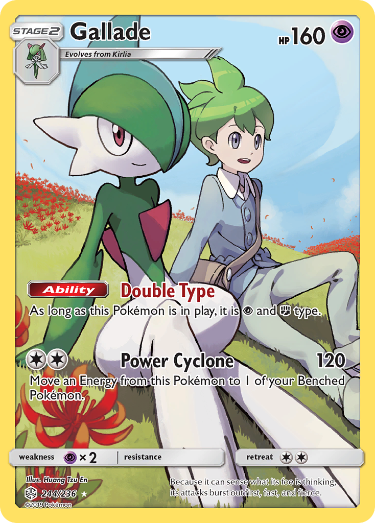 Gallade (244/236) [Sun & Moon: Cosmic Eclipse] | Red Riot Games CA