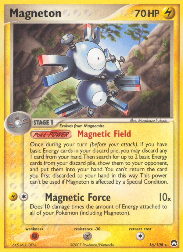 Magneton (16/108) [EX: Power Keepers] | Red Riot Games CA