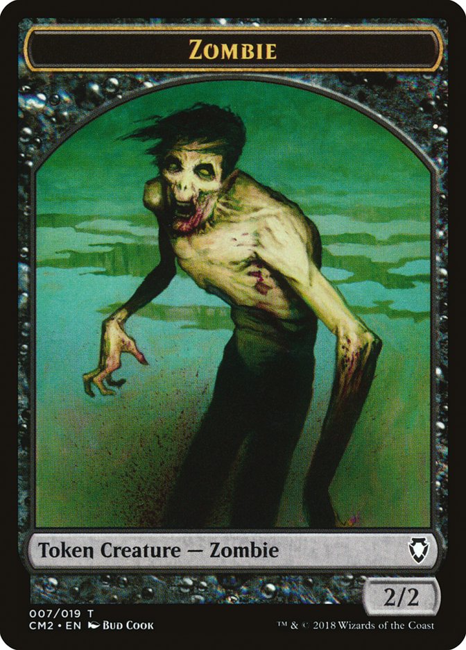 Zombie Token [Commander Anthology Volume II Tokens] | Red Riot Games CA