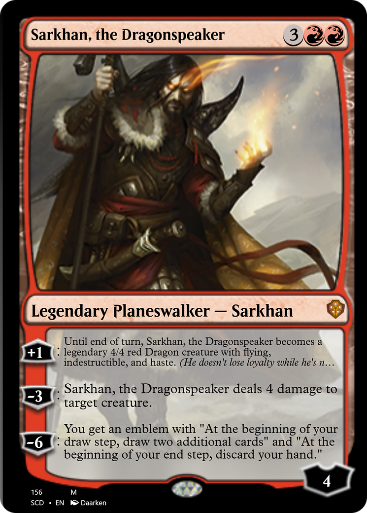 Sarkhan, the Dragonspeaker [Starter Commander Decks] | Red Riot Games CA