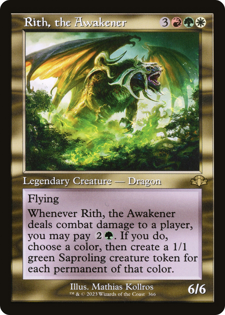 Rith, the Awakener (Retro) [Dominaria Remastered] | Red Riot Games CA