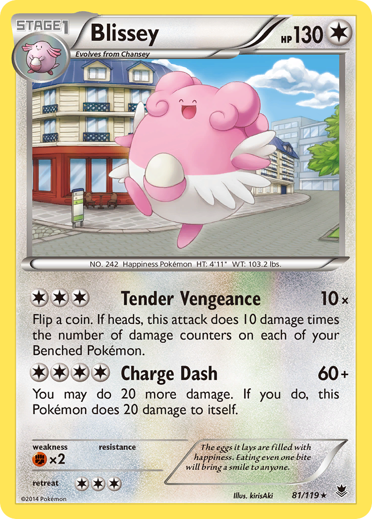 Blissey (81/119) [XY: Phantom Forces] | Red Riot Games CA