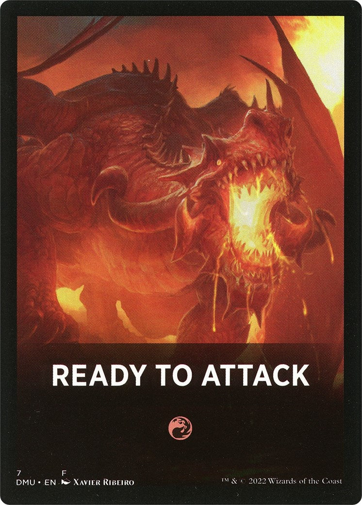 Ready to Attack Theme Card [Dominaria United Tokens] | Red Riot Games CA