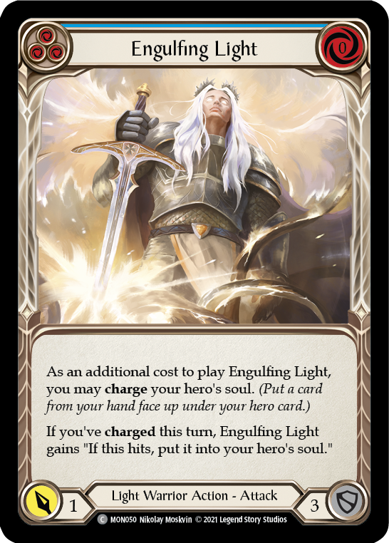 Engulfing Light (Blue) [MON050] (Monarch)  1st Edition Normal | Red Riot Games CA