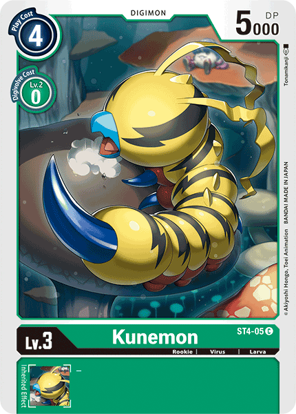 Kunemon [ST4-05] [Starter Deck: Giga Green] | Red Riot Games CA