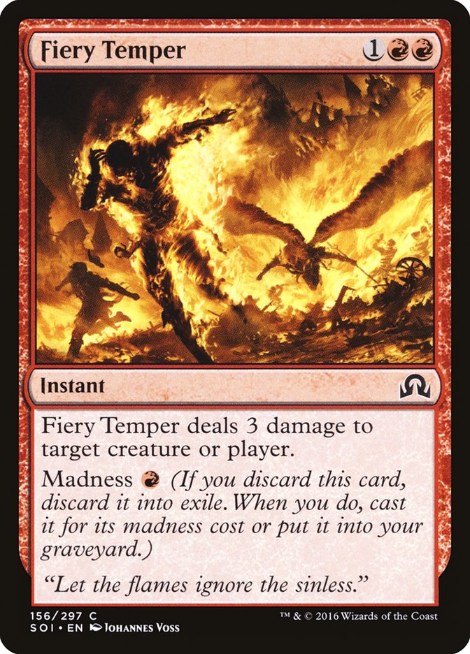 Fiery Temper [Shadows over Innistrad] | Red Riot Games CA