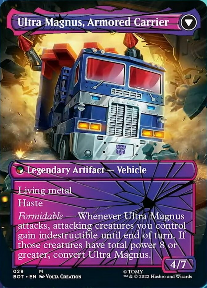 Ultra Magnus, Tactician // Ultra Magnus, Armored Carrier (Shattered Glass) [Transformers] | Red Riot Games CA