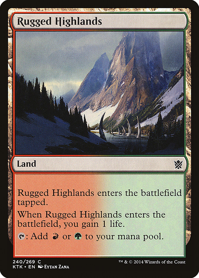 Rugged Highlands [Khans of Tarkir] | Red Riot Games CA