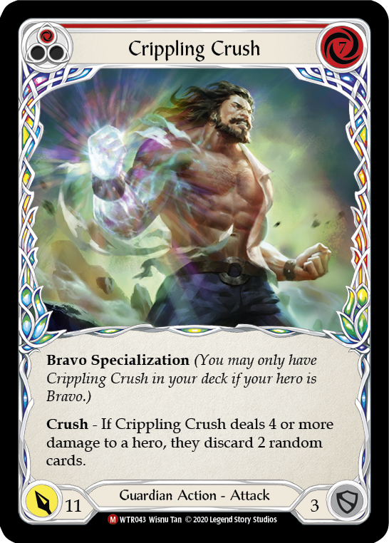 Crippling Crush [U-WTR043] (Welcome to Rathe Unlimited)  Unlimited Rainbow Foil | Red Riot Games CA