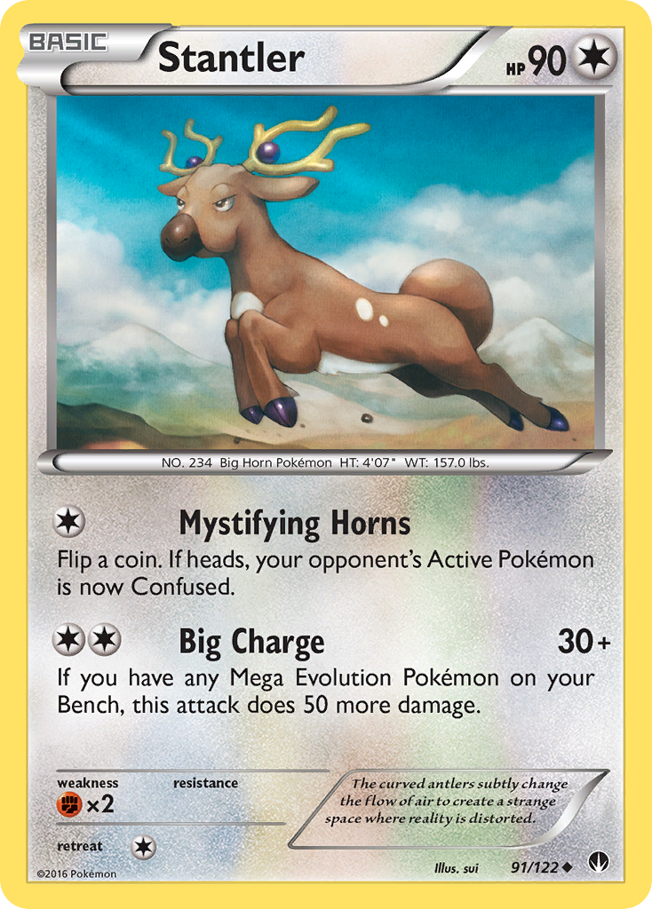 Stantler (91/122) [XY: BREAKpoint] | Red Riot Games CA
