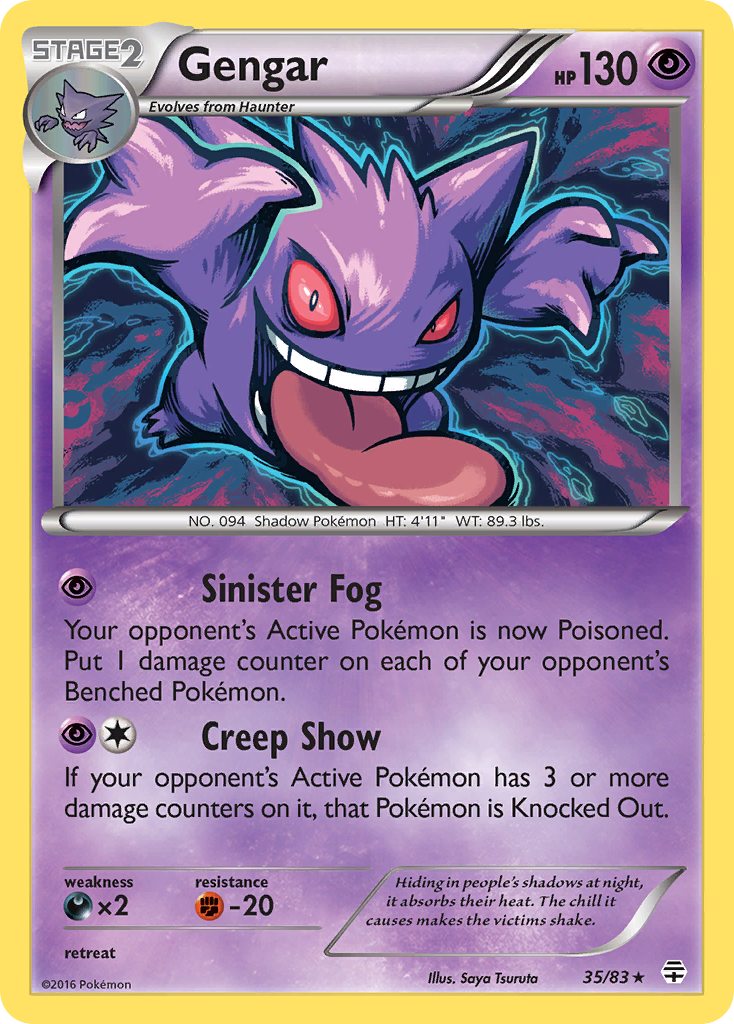 Gengar (35/83) [XY: Generations] | Red Riot Games CA