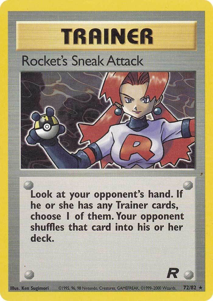 Rocket's Sneak Attack (72/82) [Team Rocket Unlimited] | Red Riot Games CA