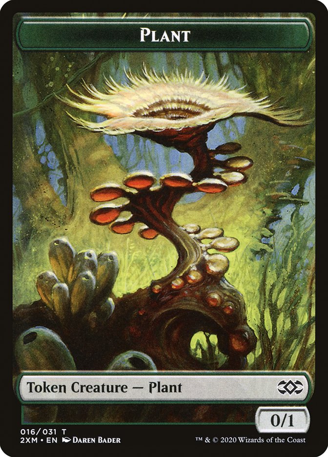 Plant Token [Double Masters Tokens] | Red Riot Games CA