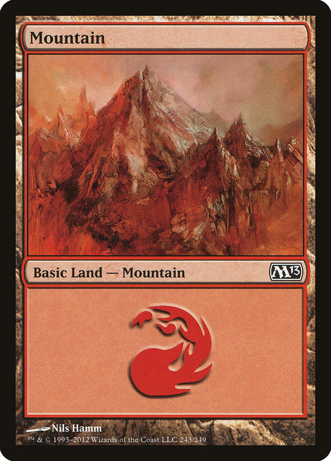 Mountain (243) [Magic 2013] | Red Riot Games CA