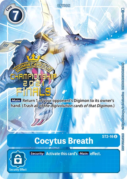 Cocytus Breath [ST2-16] (2021 Championship Finals Tamer's Evolution Pack) [Starter Deck: Cocytus Blue Promos] | Red Riot Games CA