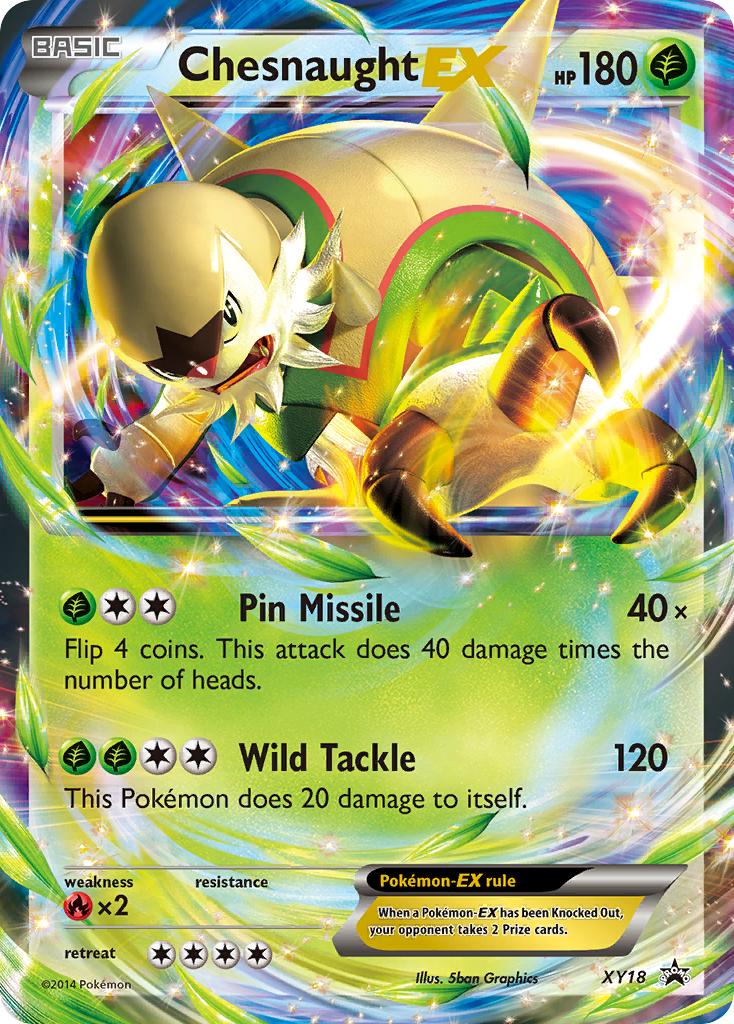 Chesnaught EX (XY18) [XY: Black Star Promos] | Red Riot Games CA