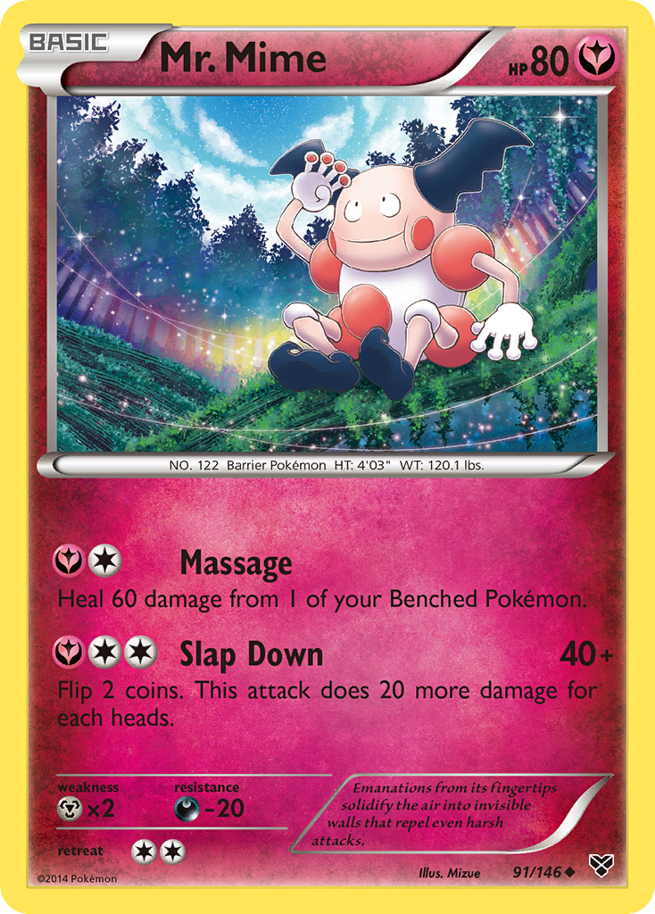 Mr. Mime (91/146) [XY: Base Set] | Red Riot Games CA