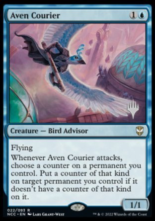 Aven Courier (Promo Pack) [Streets of New Capenna Commander Promos] | Red Riot Games CA