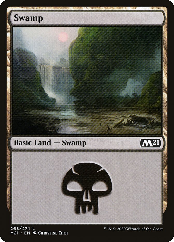 Swamp (268) [Core Set 2021] | Red Riot Games CA