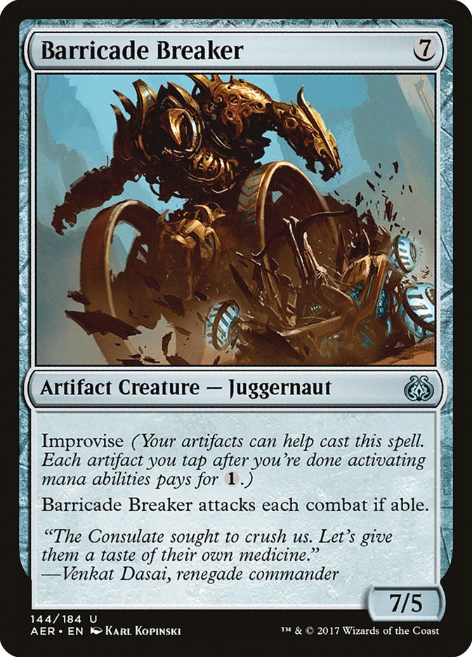 Barricade Breaker [Aether Revolt] | Red Riot Games CA