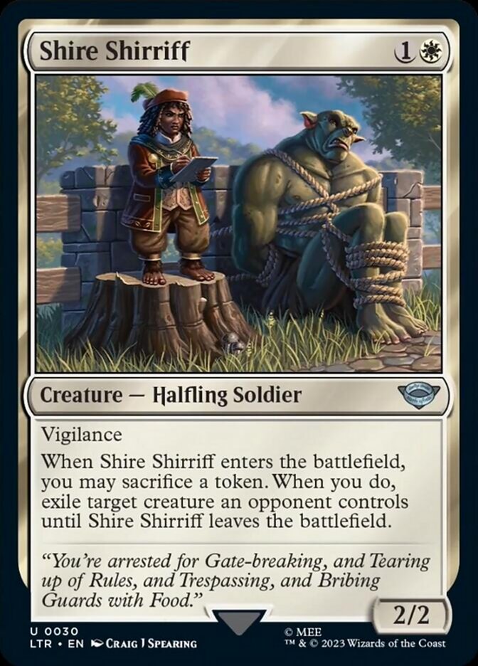 Shire Shirriff [The Lord of the Rings: Tales of Middle-Earth] | Red Riot Games CA