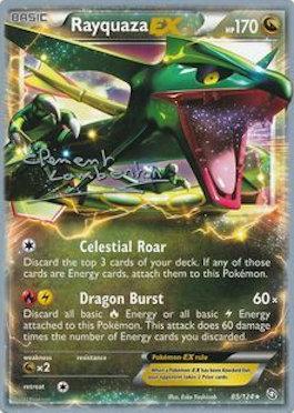 Rayquaza EX (85/124) (Anguille Sous Roche - Clement Lamberton) [World Championships 2013] | Red Riot Games CA