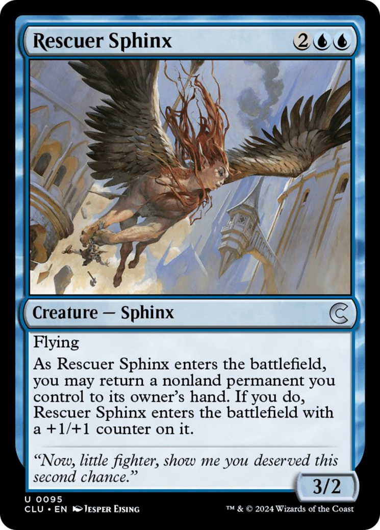 Rescuer Sphinx [Ravnica: Clue Edition] | Red Riot Games CA