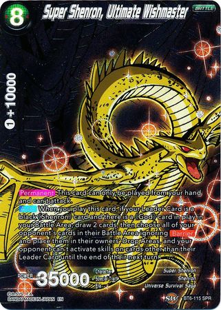 Super Shenron, Ultimate Wishmaster (SPR) (BT6-115) [Destroyer Kings] | Red Riot Games CA