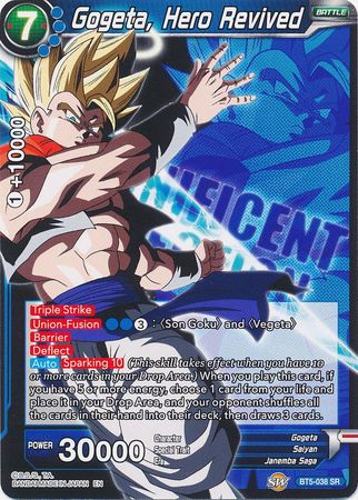 Gogeta, Hero Revived (BT5-038) [Magnificent Collection Fusion Hero] | Red Riot Games CA