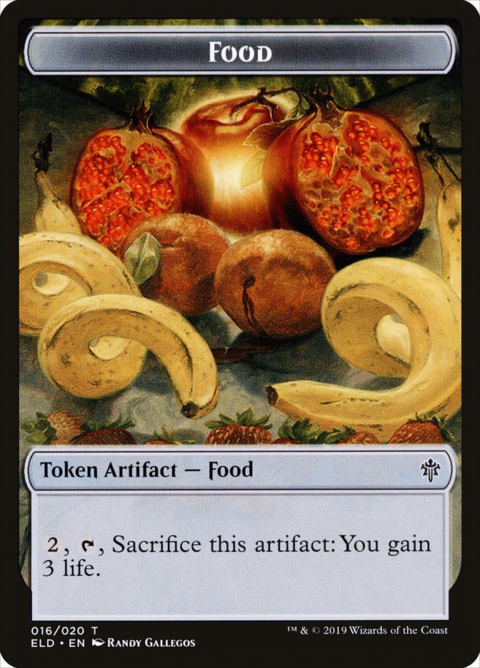 Boar // Food (16) Double-Sided Token [Throne of Eldraine Tokens] | Red Riot Games CA